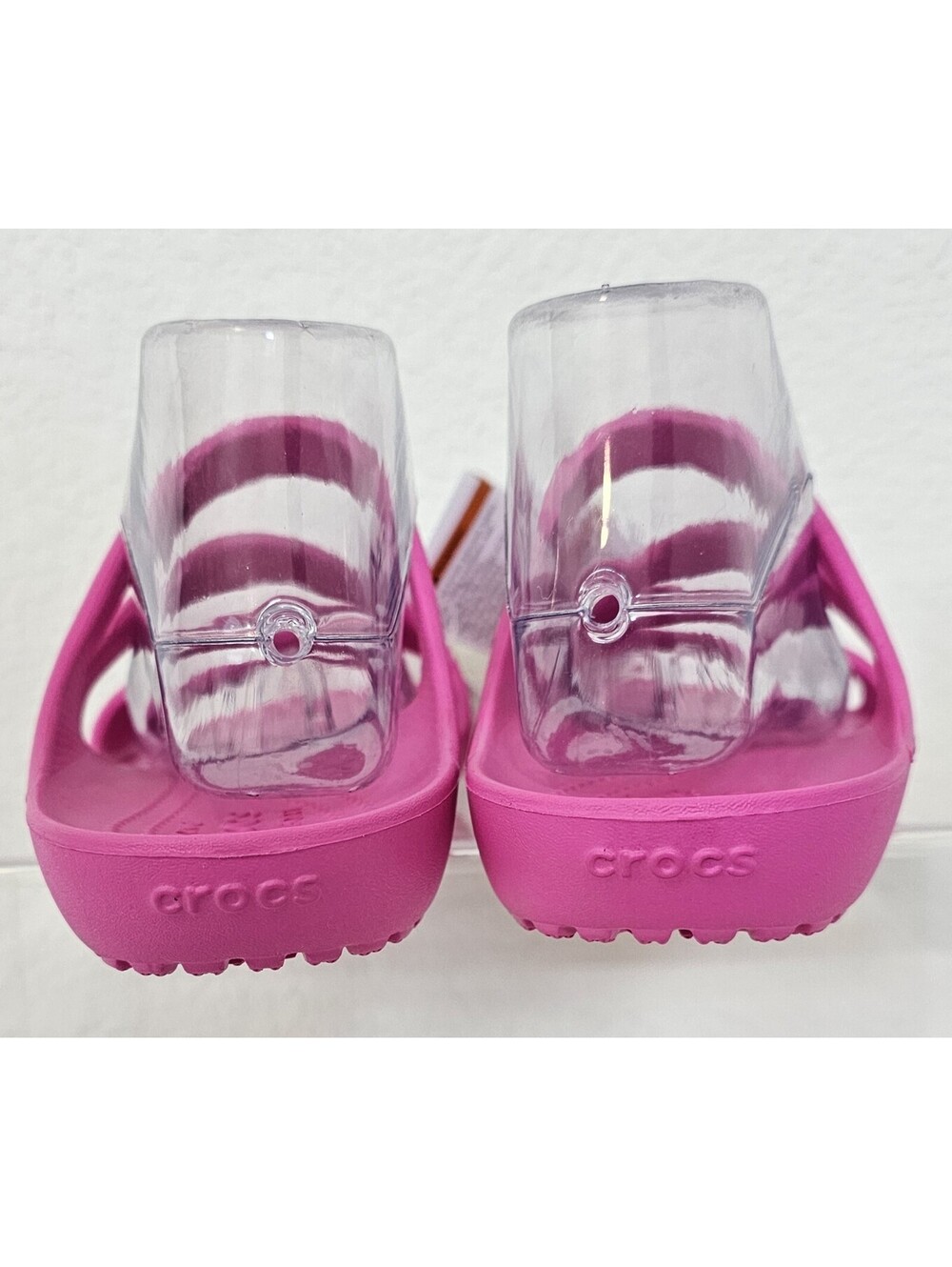 New Crocs Kadee II Sandals Women's Electric Pink Size 10 - Picture 6 of 12